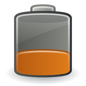 Rodentia Icons Battery Caution