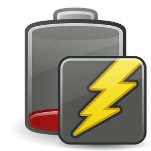 Rodentia Icons Battery Low Charging