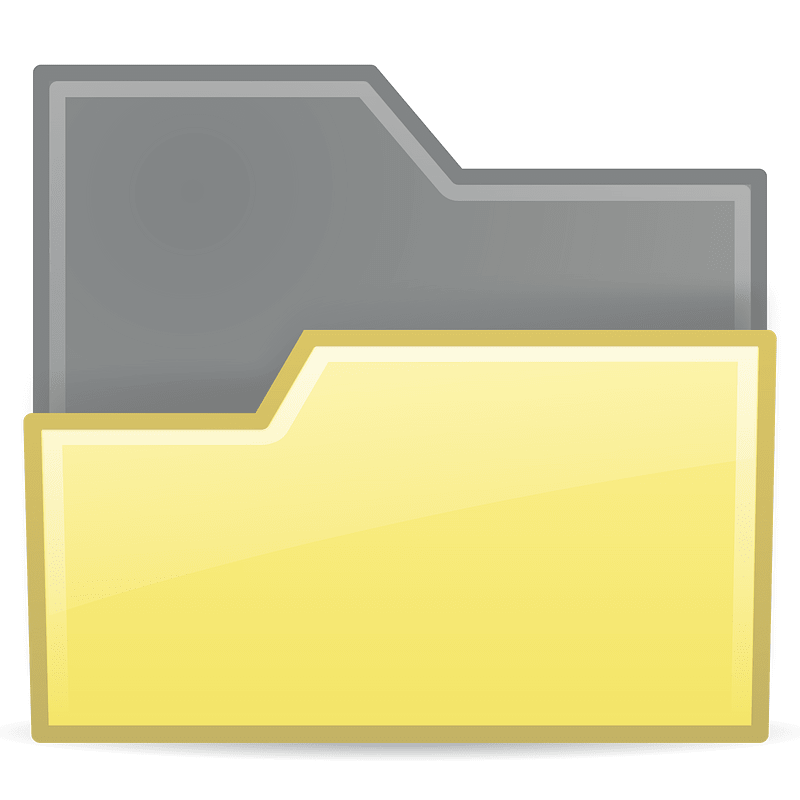 Rodentia Icons Folder Drag Accept Yellow