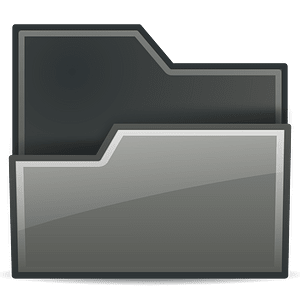 Rodentia Icons Folder Open Black