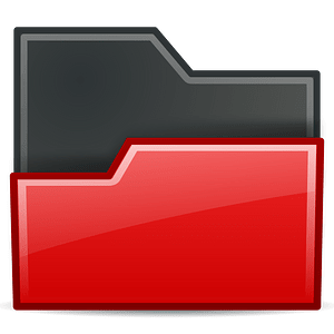 Rodentia Icons Folder Open Red