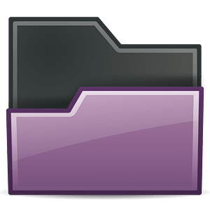 Rodentia Icons Folder Open Violet