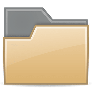 Rodentia Icons Folder Visiting Brown