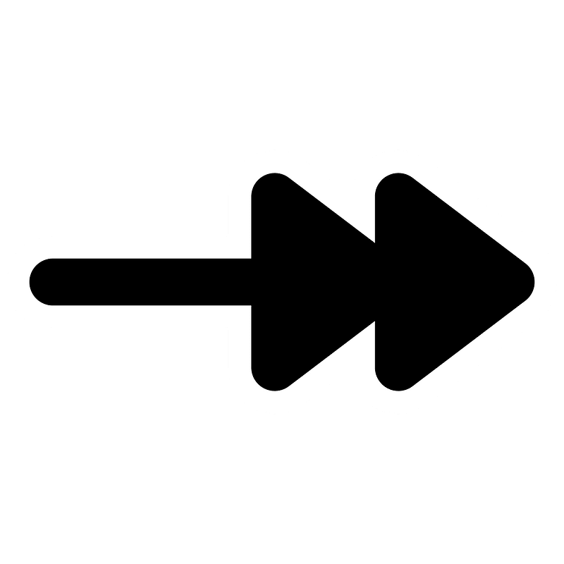 Line Double Arrow End