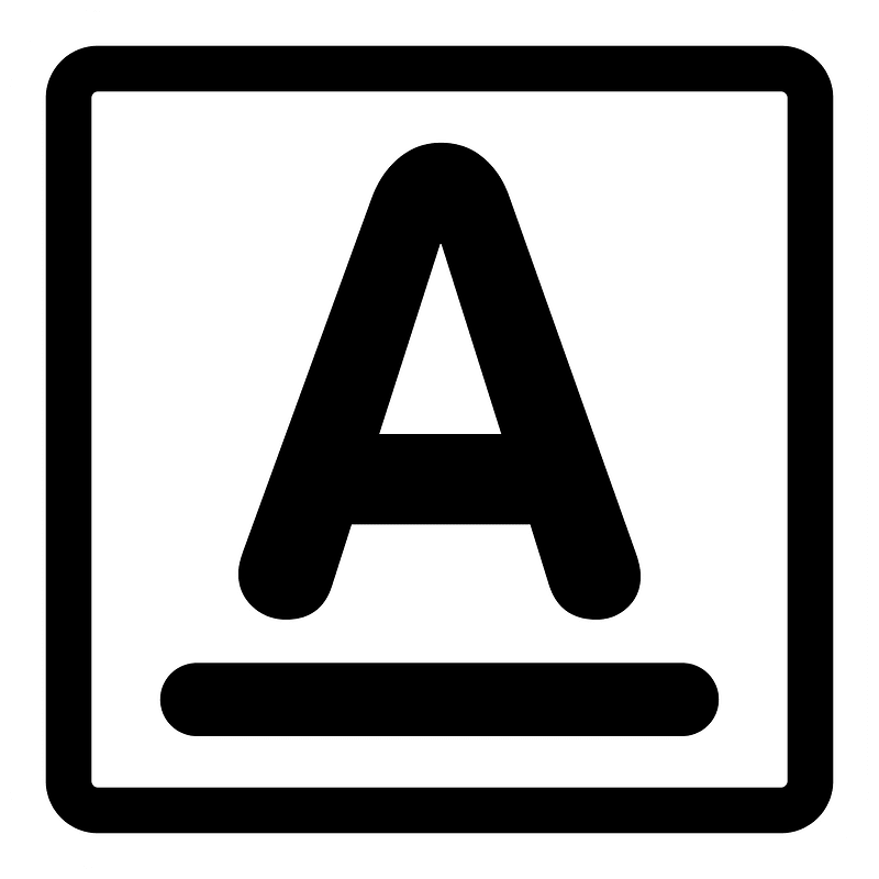 Text under