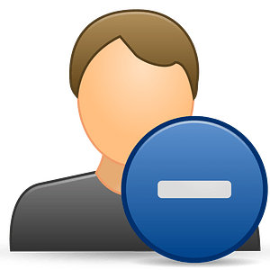 Matt Icons Contact minus