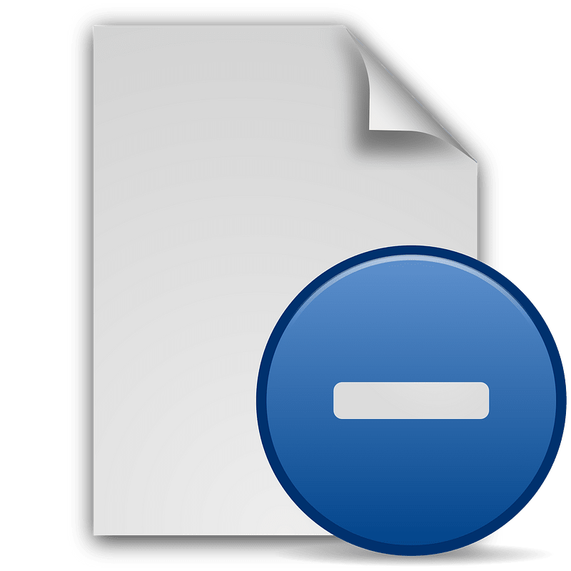 Matt Icons Document minus
