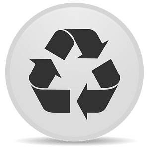 Matt Icons Emblem Recycle