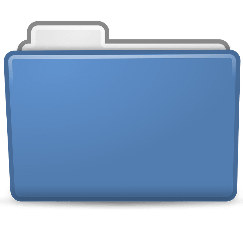 Matt Icons Folder Blue