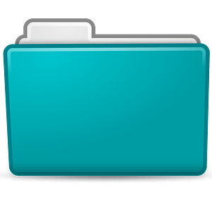 Matt Icons Folder Cyan