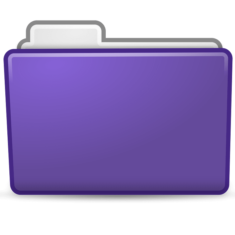 Matt Icons Folder Violet