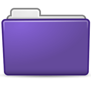 Matt Icons Folder Violet