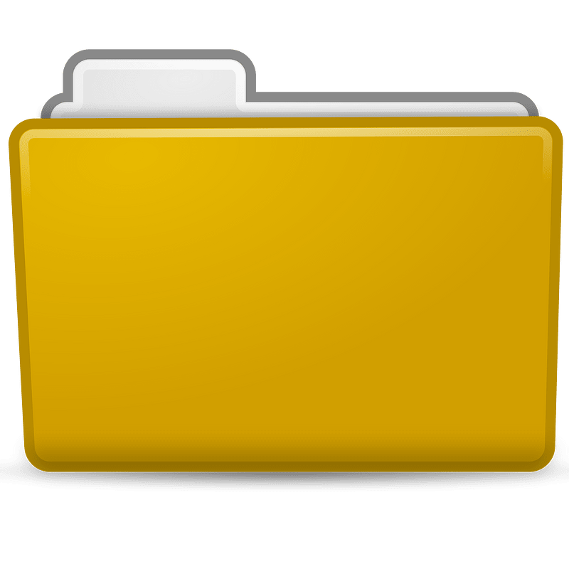 Matt Icons Folder Yellow