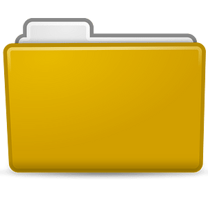 Matt Icons Folder Yellow