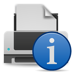 Matt Icons Printer Info