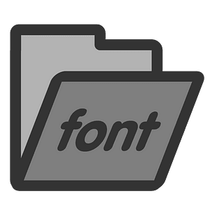 Folder Fonts - Free vector icons on creazilla.com