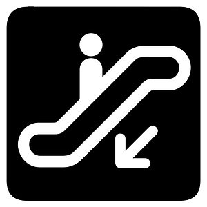 Aiga Escalator down Bg