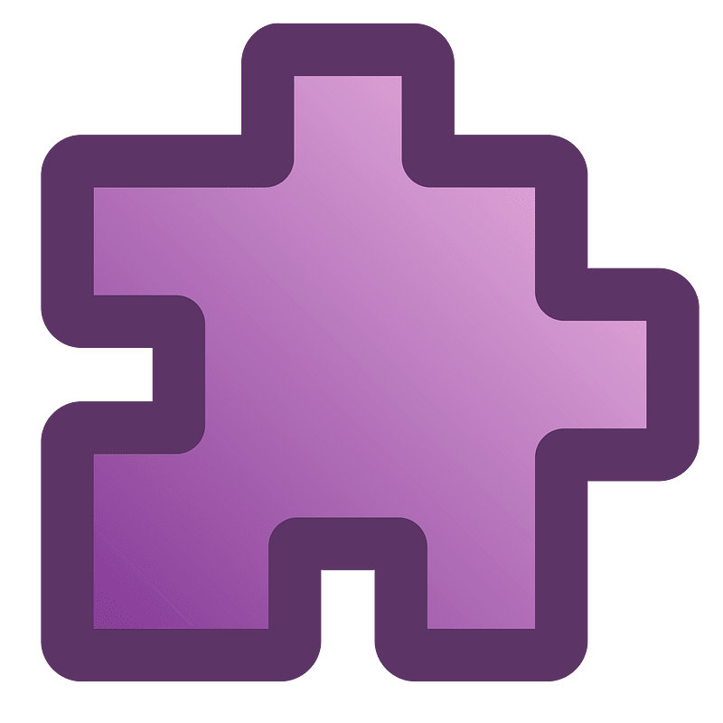 Icon Puzzle Purple