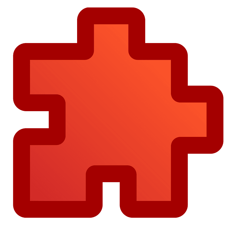 Icon Puzzle Red