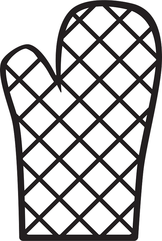 Kitchen Icon - Oven Mitt