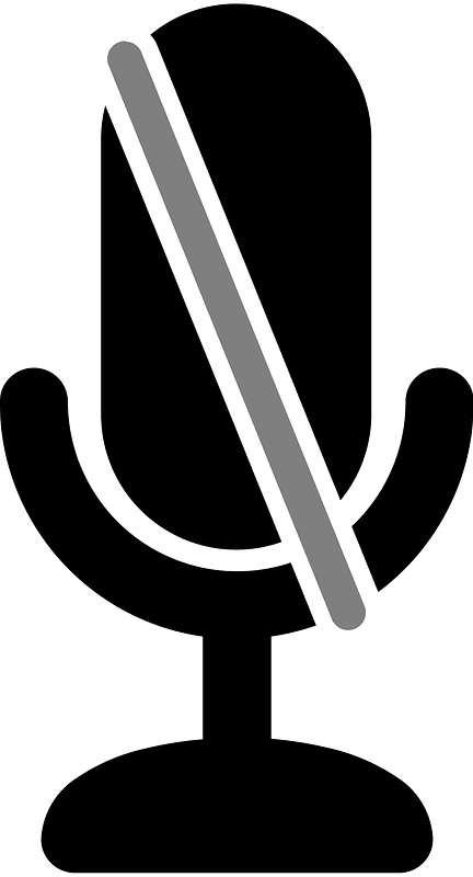 Microphone off icon