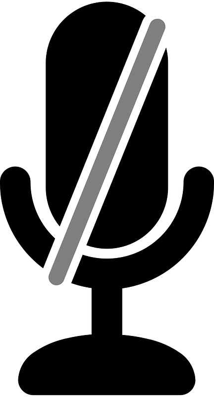 Microphone off icon