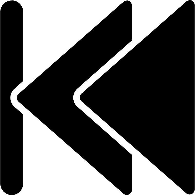 Previous track icon