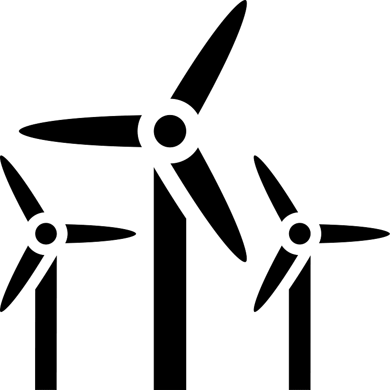 Wind turbine - Free vector icons on creazilla.com