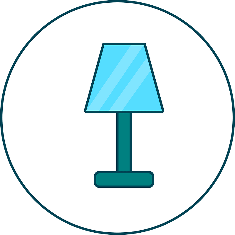 beside lamp