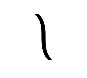 Avestan Letter Nye