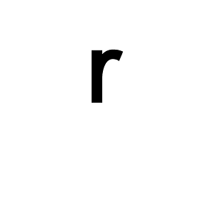 Canadian Syllabics Beaver Dene R