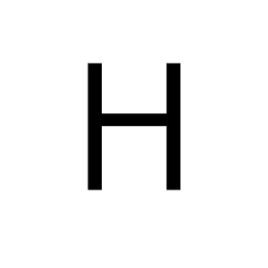 Canadian Syllabics Nunavut H