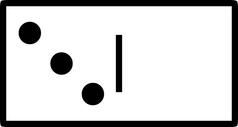Domino Tile Horizontal 03 00