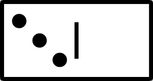 Domino Tile Horizontal 03 00