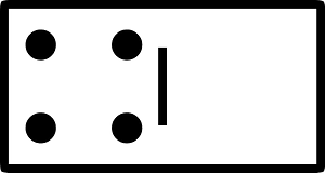 Domino Tile Horizontal 04 00