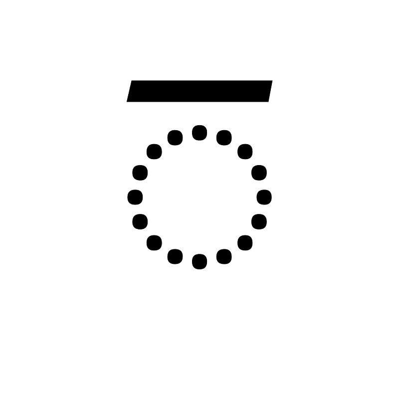 Kharoshthi Sign Bar Above
