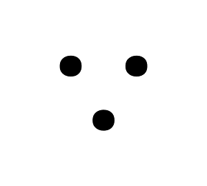Large Two Dots Over One Dot Punctuation