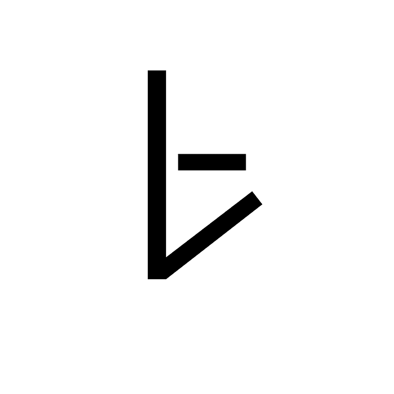 Linear A Sign A713 Omega