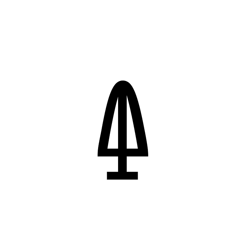 Linear B Ideogram B233 Sword