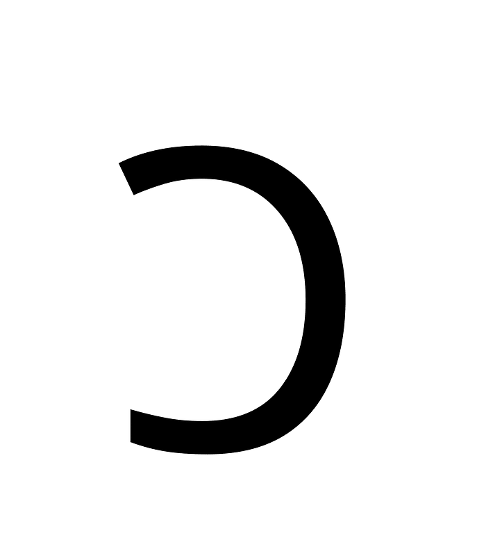 Lydian Letter G
