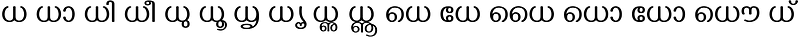 Malayalam Dha Matras