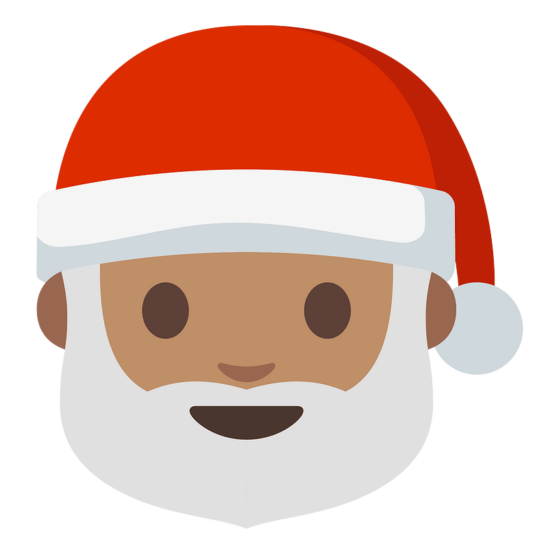 Emoji U1f385 1F3fd