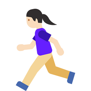 Emoji U1f3c3 1F3fb 200D 2640