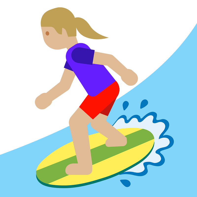 Emoji U1f3c4 1F3fc 200D 2640