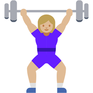 Emoji U1f3cb 1F3fc 200D 2640