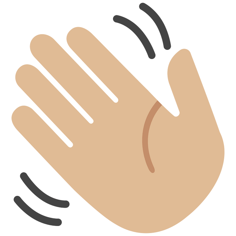 Emoji U1f44b 1F3fc