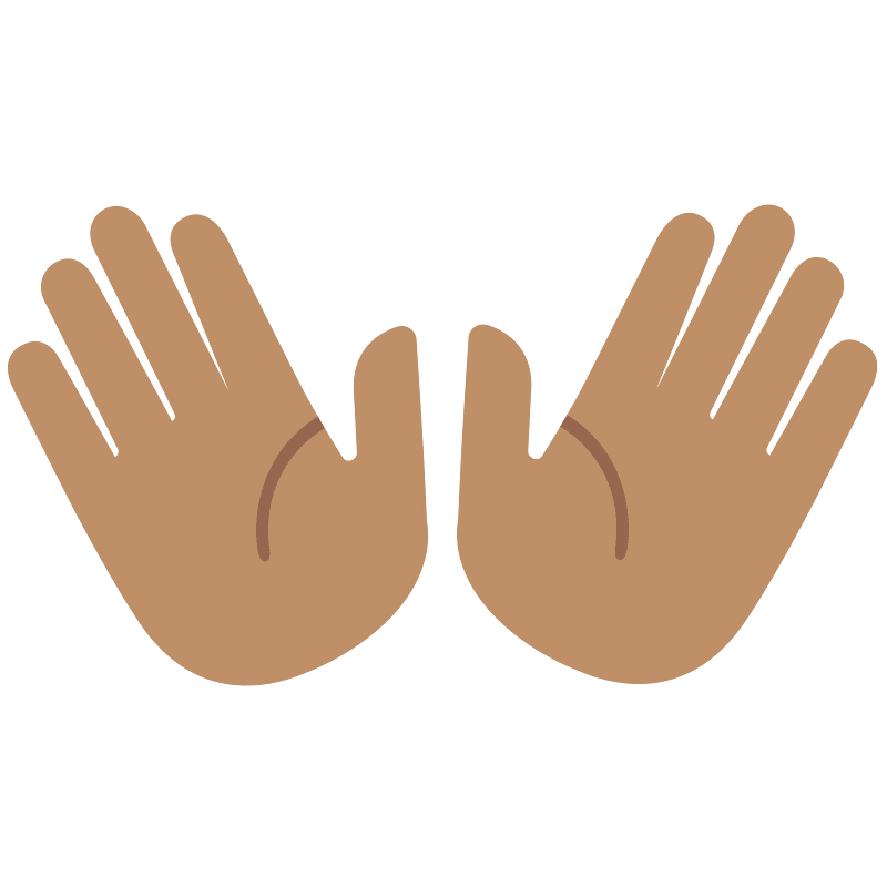 Emoji U1f450 1F3fd