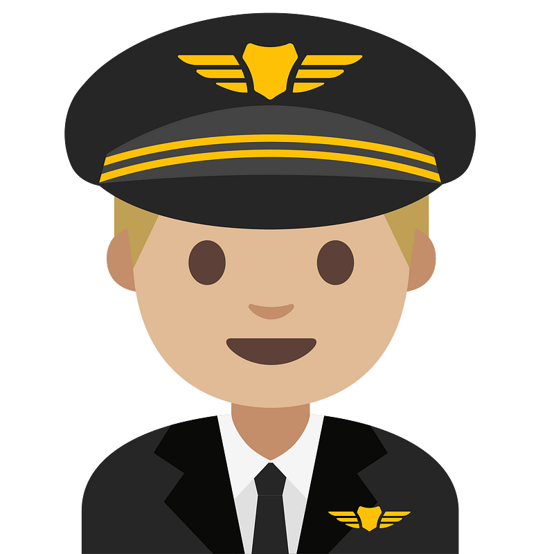 Emoji U1f468 1F3fc 200D 2708