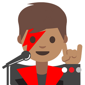 Emoji U1f468 1F3fd 200D 1F3a4