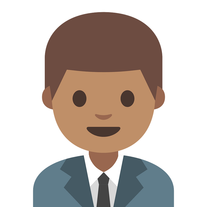 Emoji U1f468 1F3fd 200D 1F4bc